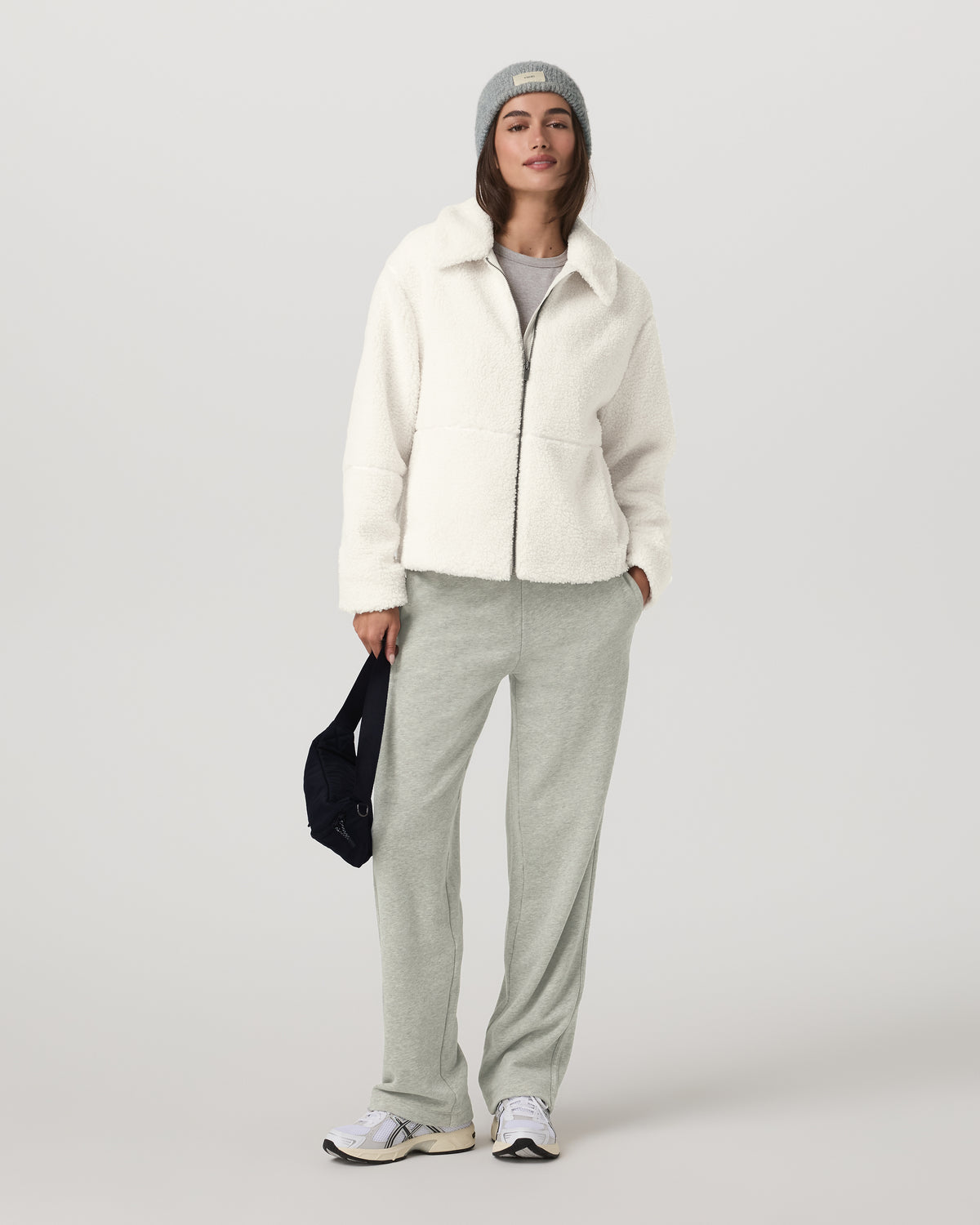 Lou Full Zip Jacket Women's Marshmallow Fleece Jacket - Vuori Clothing