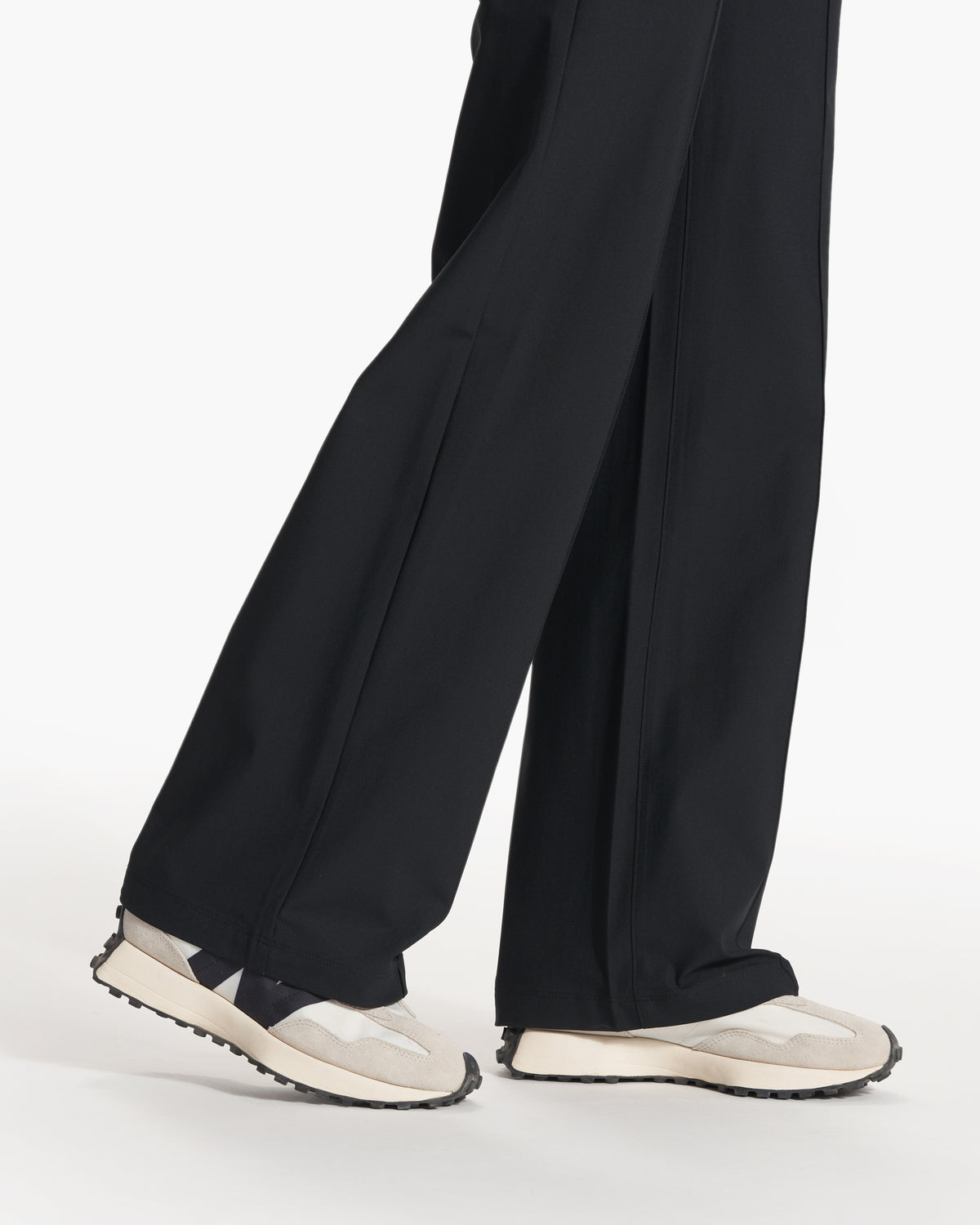 Women's Meta Wideleg Black Tailored Pants - Vuori Clothing