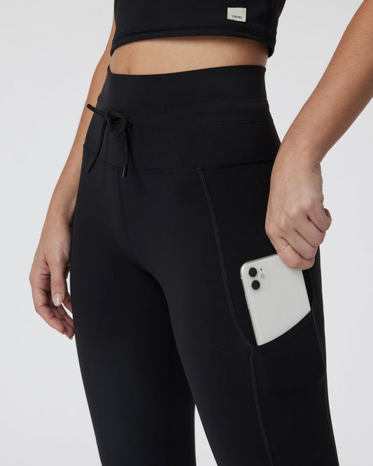 Daily Pocket Legging Black High Rise Leggings - Vuori Clothing