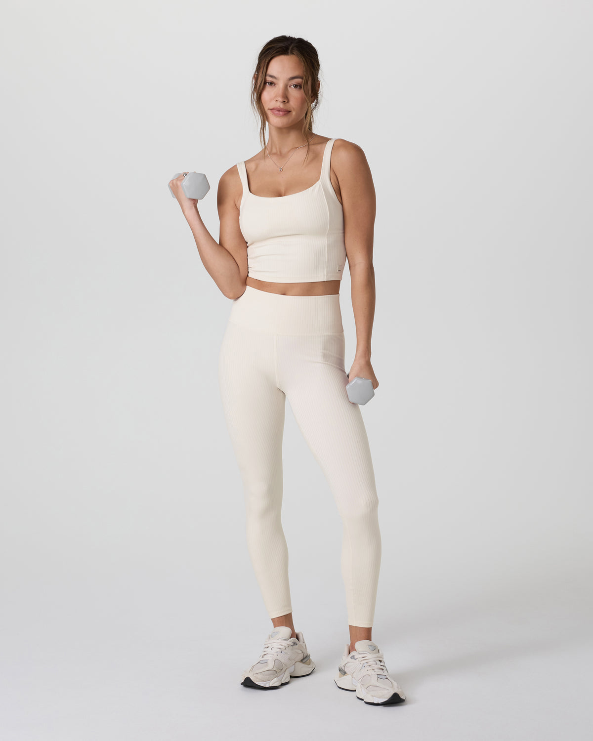 Inversion Rib Legging Marshmallow - Vuori Clothing