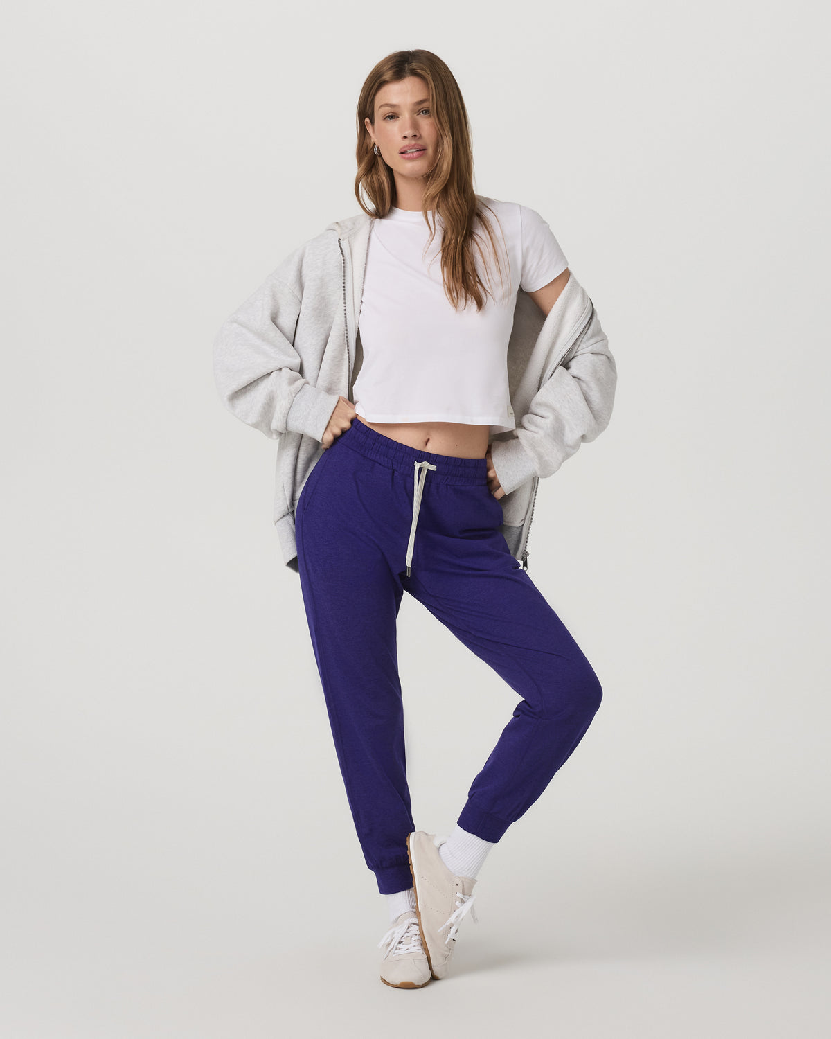 Performance Jogger - Long Stellar Sky Heather Joggers - Vuori Clothing
