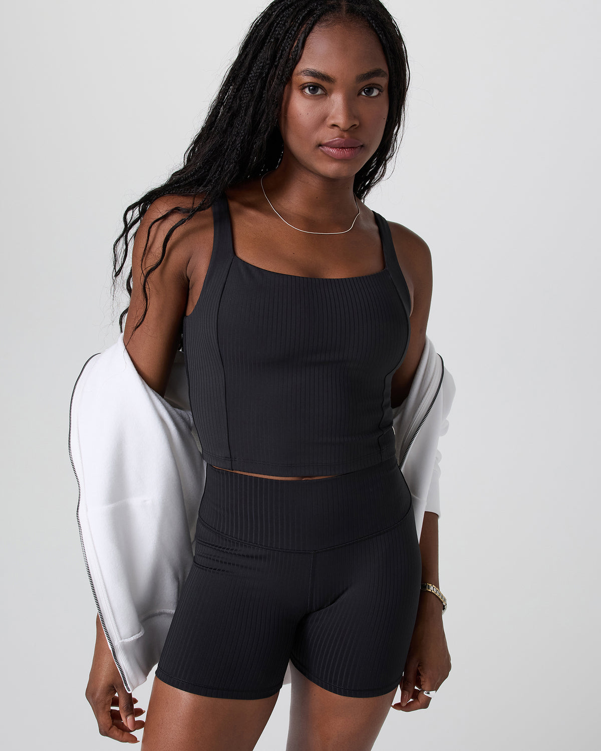 Inversion Rib Short Black - Vuori Clothing