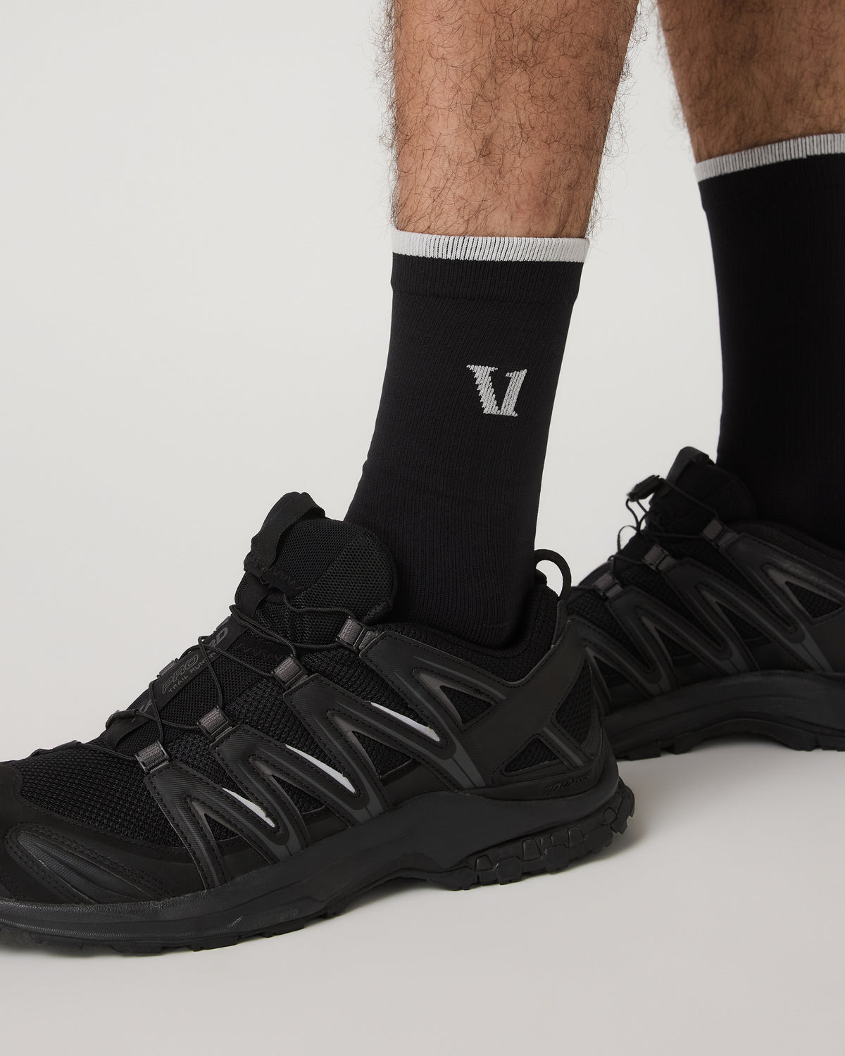 Performance Crew Sock Black Crew Socks - Vuori Clothing