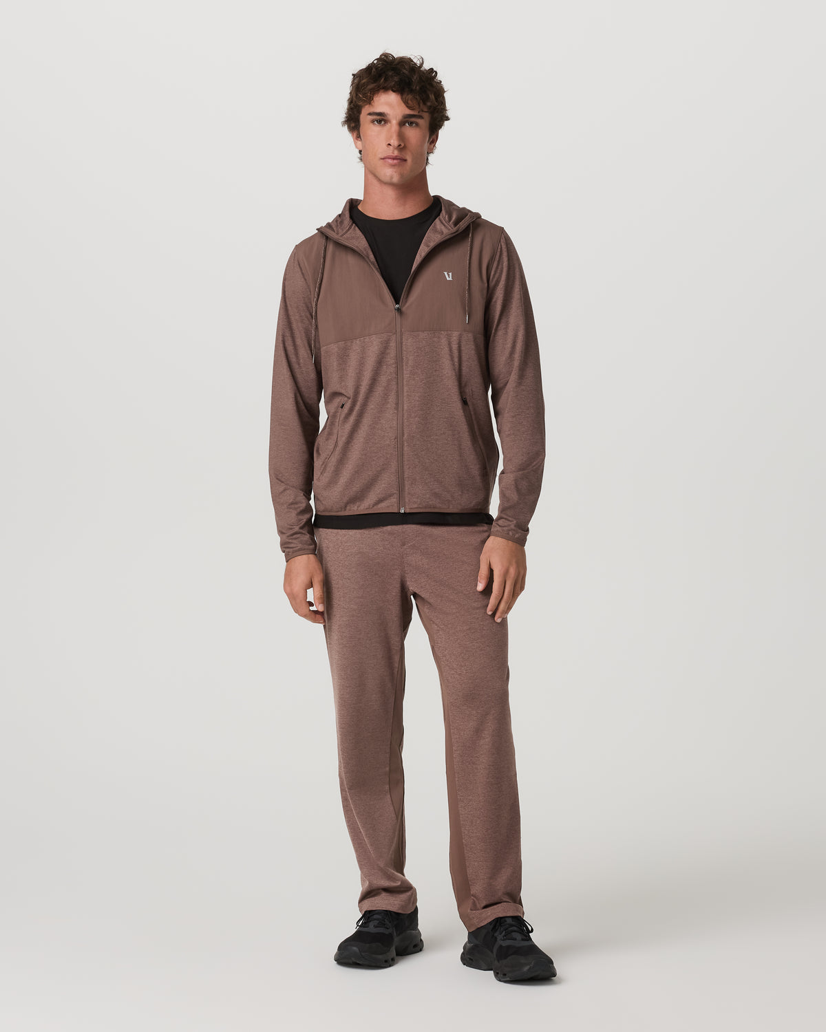 Men's Sunday Performance Track Pant 30" Sable Heather - Vuori Clothing