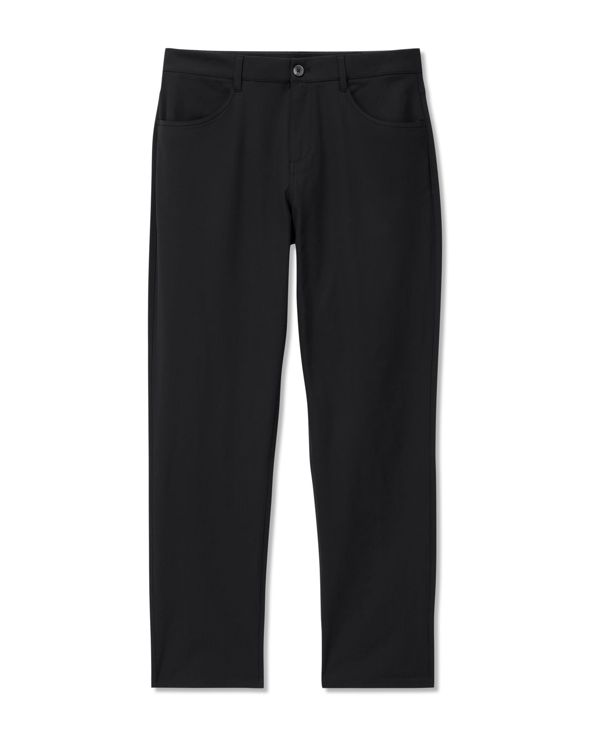 Meta Pant Classic Fit 34" Men's Black 5-Pocket Pants - Vuori Clothing
