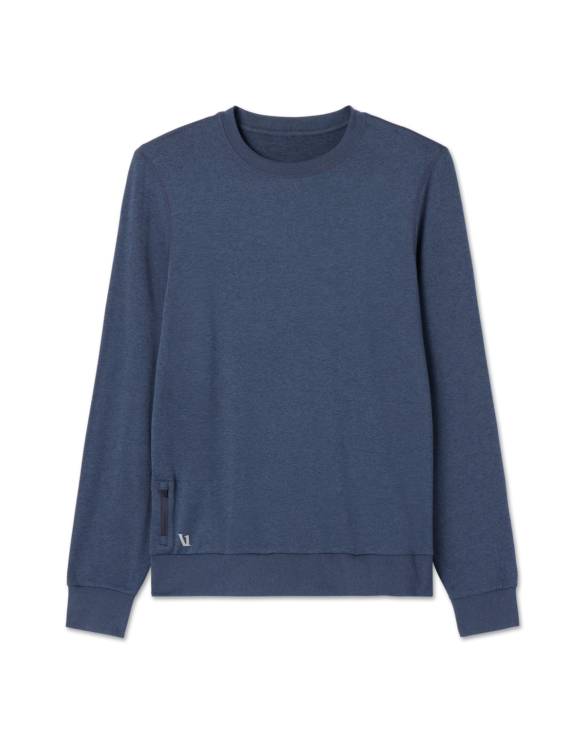Ponto Performance Crew Azure Heather - Vuori Clothing
