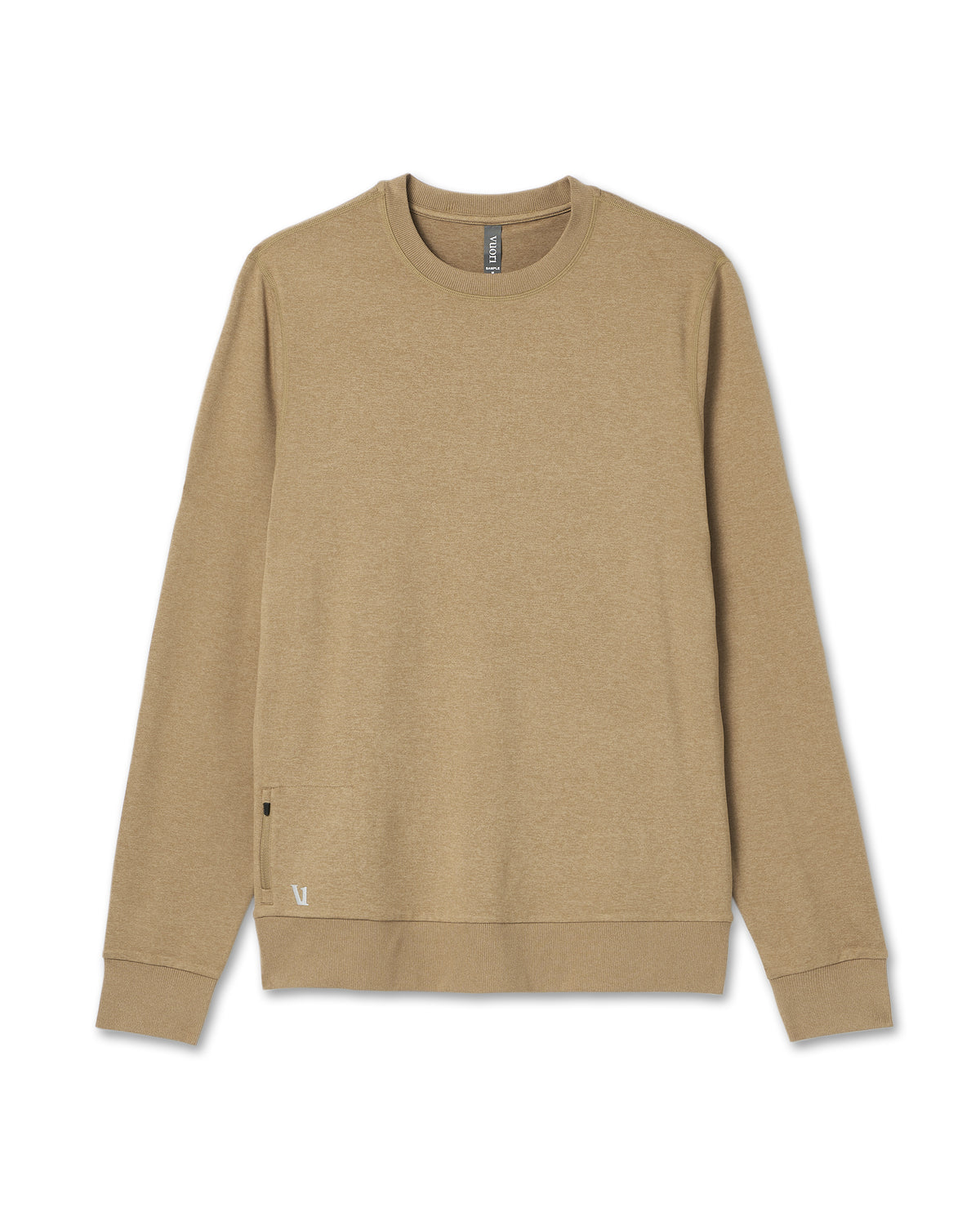 Ponto Performance Crew Sungold Heather Pullover - Vuori Clothing