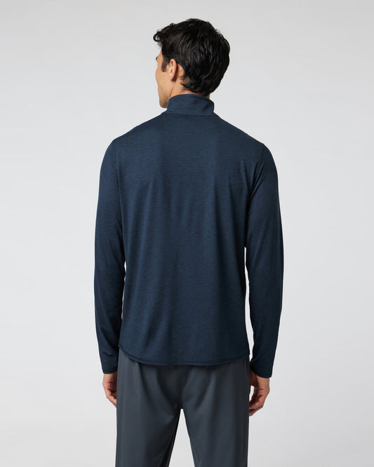 Ease Performance Half Zip 2.0 Ink Heather - Vuori Clothing
