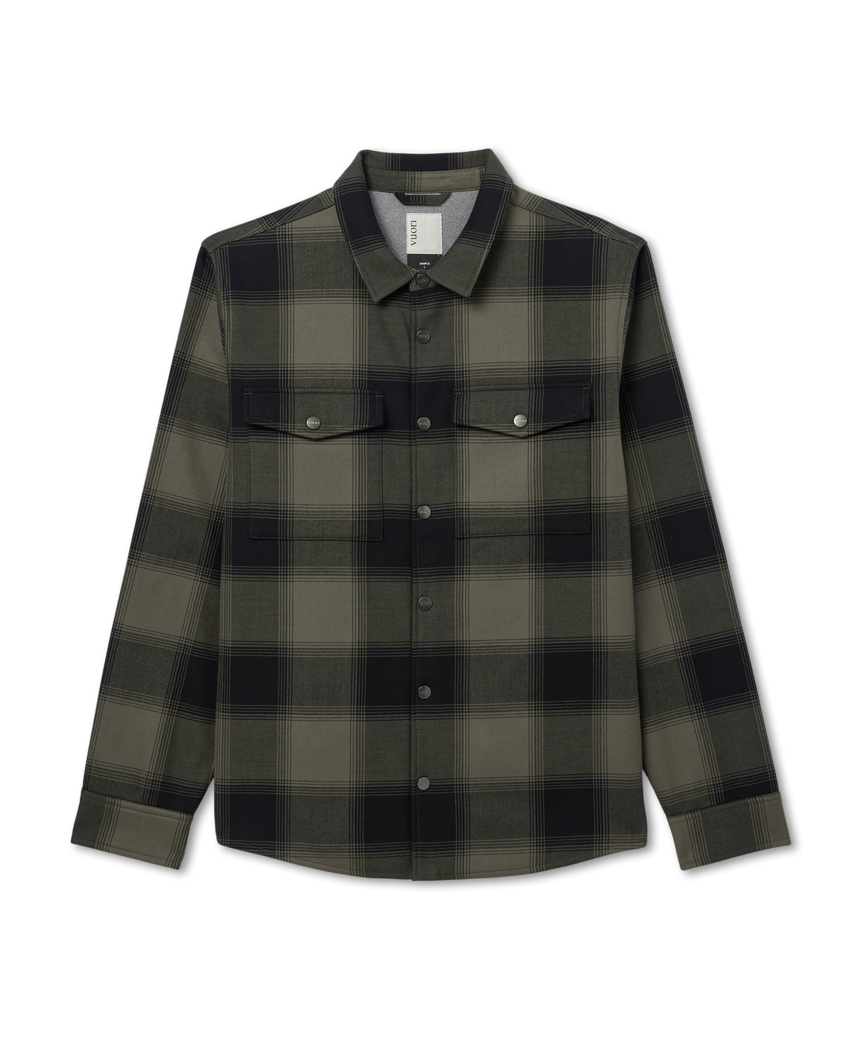 Range Shirt Jacket 2.0 Men's Oregano Plaid Jacket - Vuori Clothing