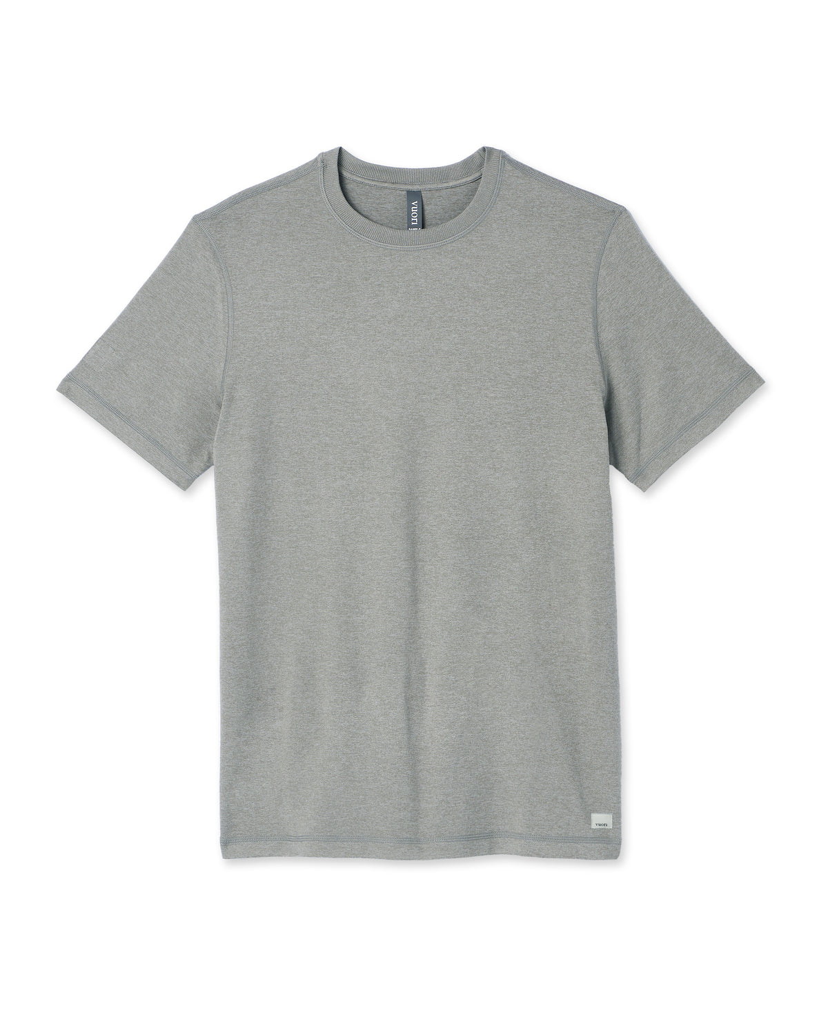 Short Sleeve Ponto Performance Tee Driftwood Heather - Vuori Clothing