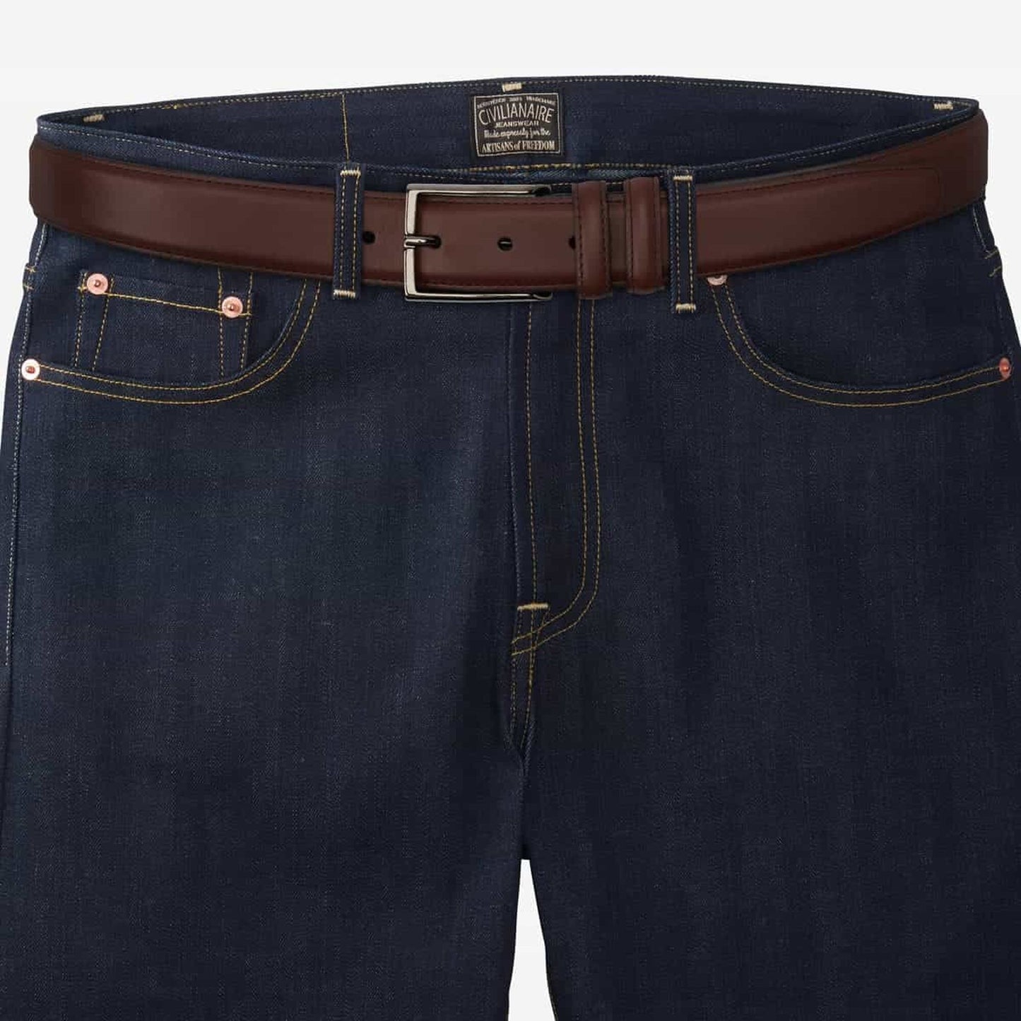 Chad Street Casual Belt - Coffee