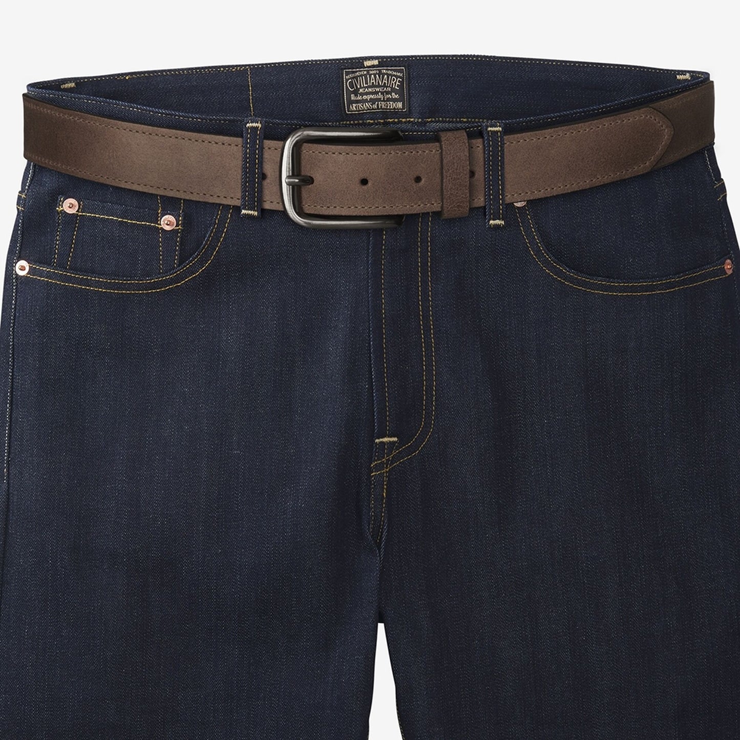 Atlantic Street Casual Belt - Coffee