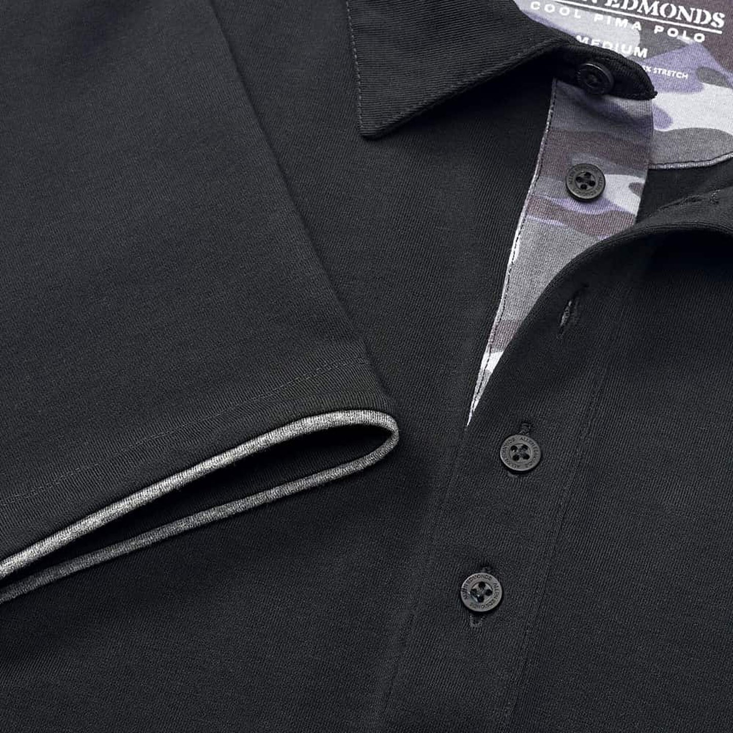 Cool Touch Pima Cotton Polo - Black