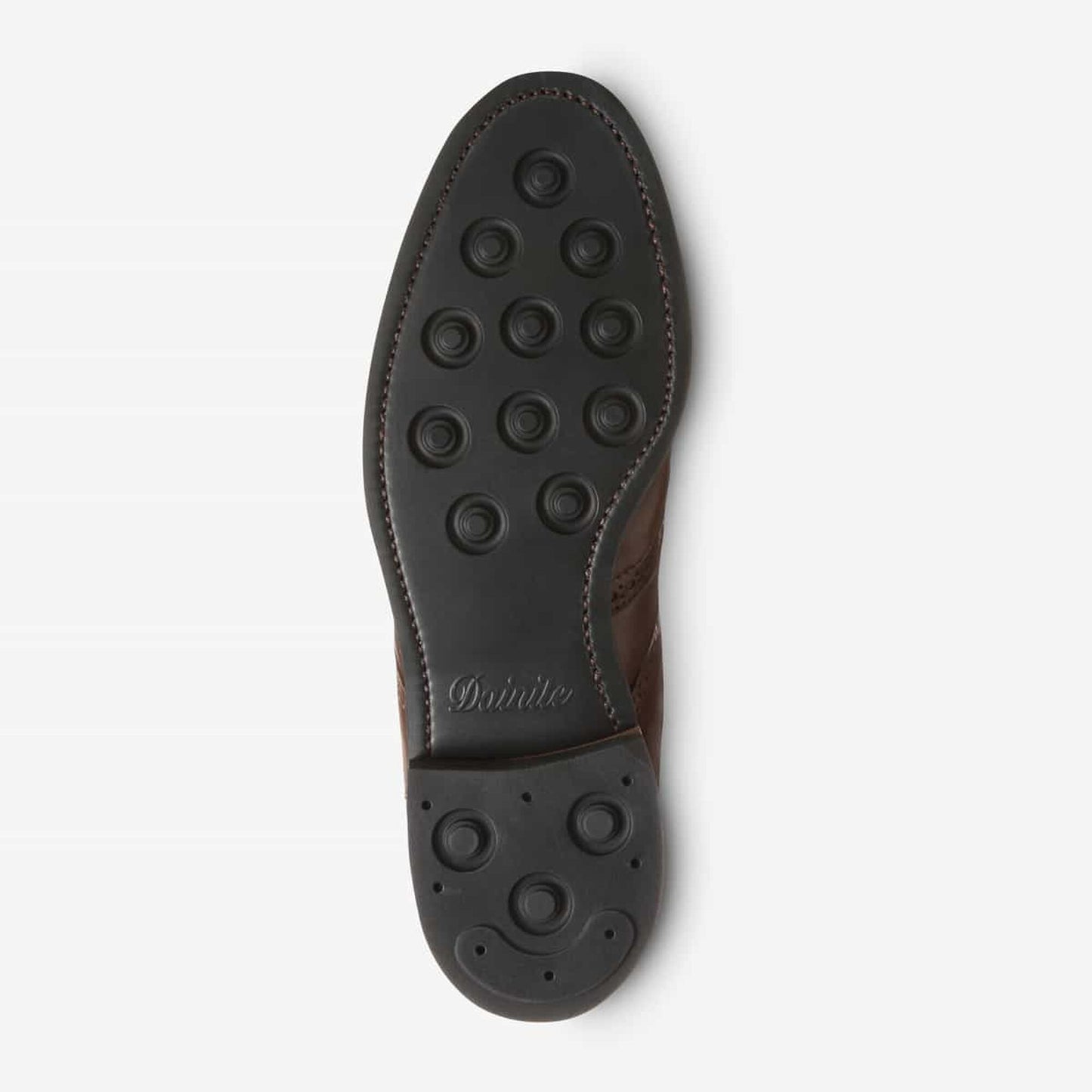 Dalton Weatherproof Wingtip Dress Boots with Dainite Rubber Sole - Brown