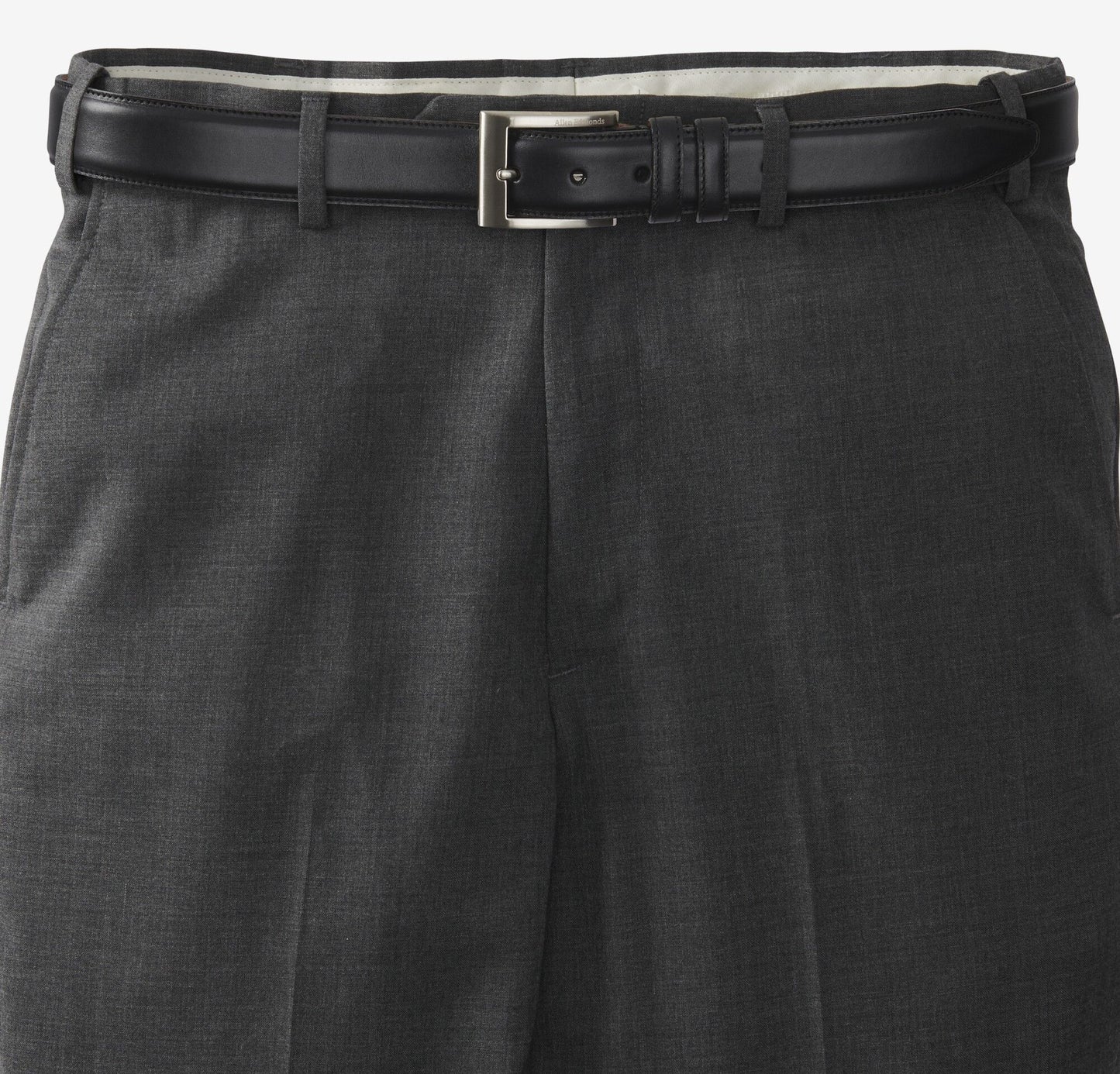 Wide Basic Dress Belt - Black Calf