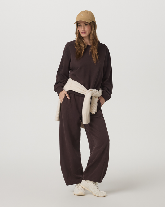 Sedona Seams Crew Women's French Roast Sweatshirt - Vuori Clothing