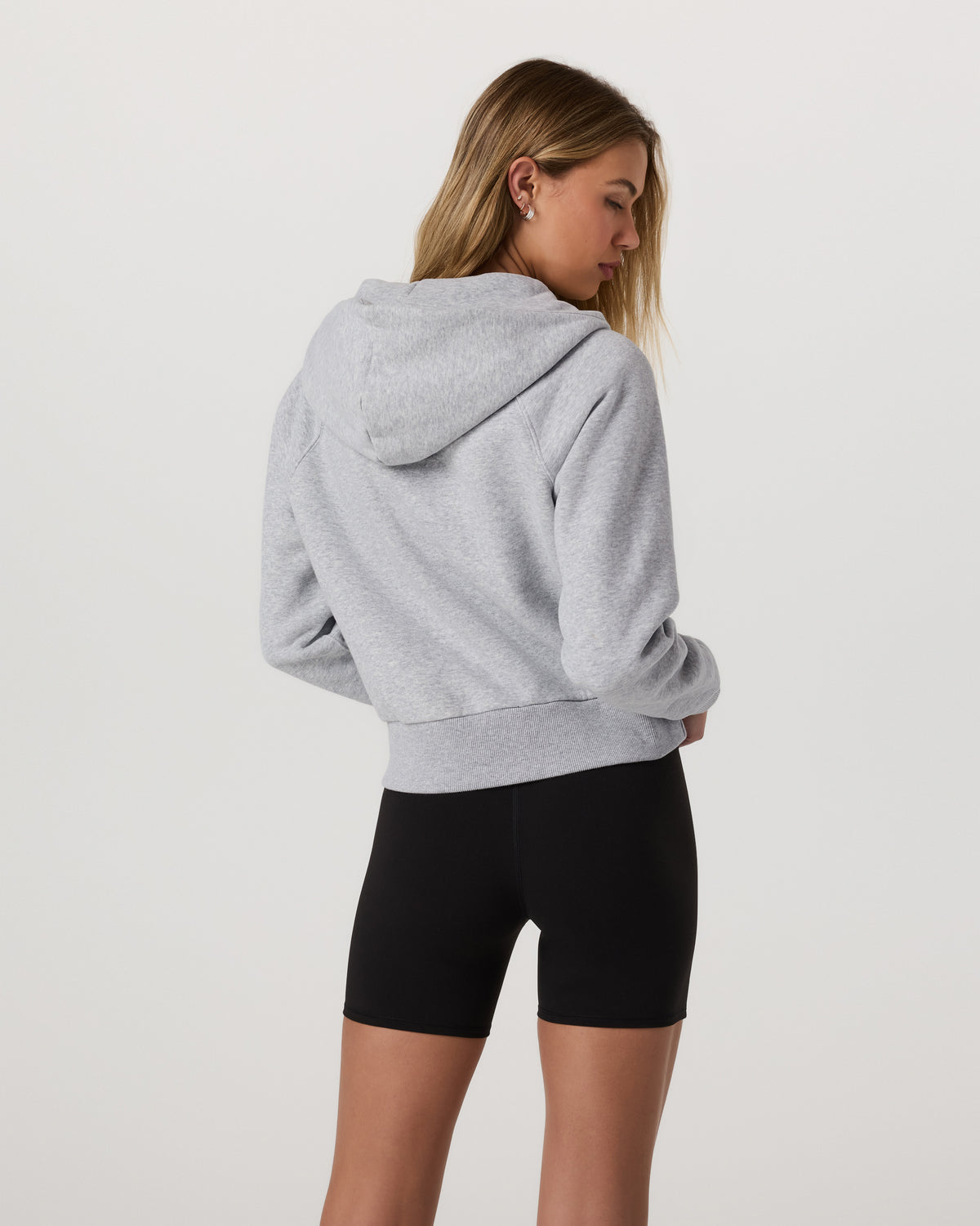 Restore Half Zip Hoodie Light Heather Grey Hoodie - Vuori Clothing