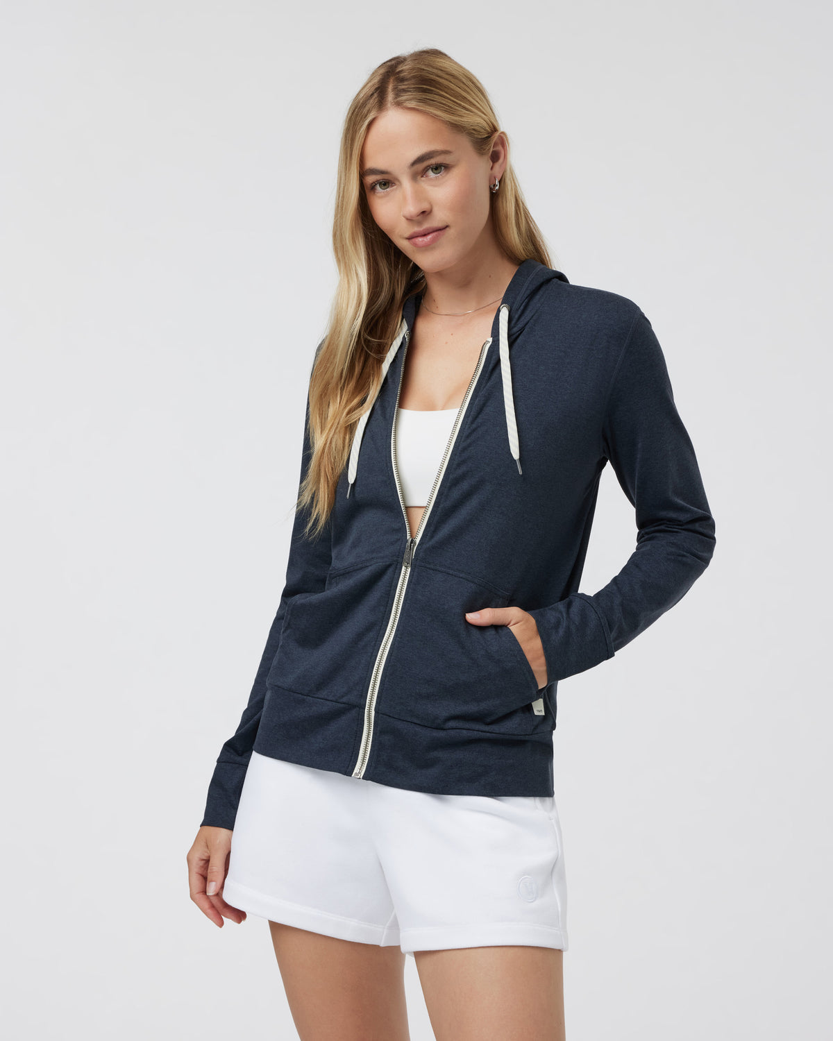 Halo Performance Hoodie 2.0 Midnight Heather - Vuori Clothing