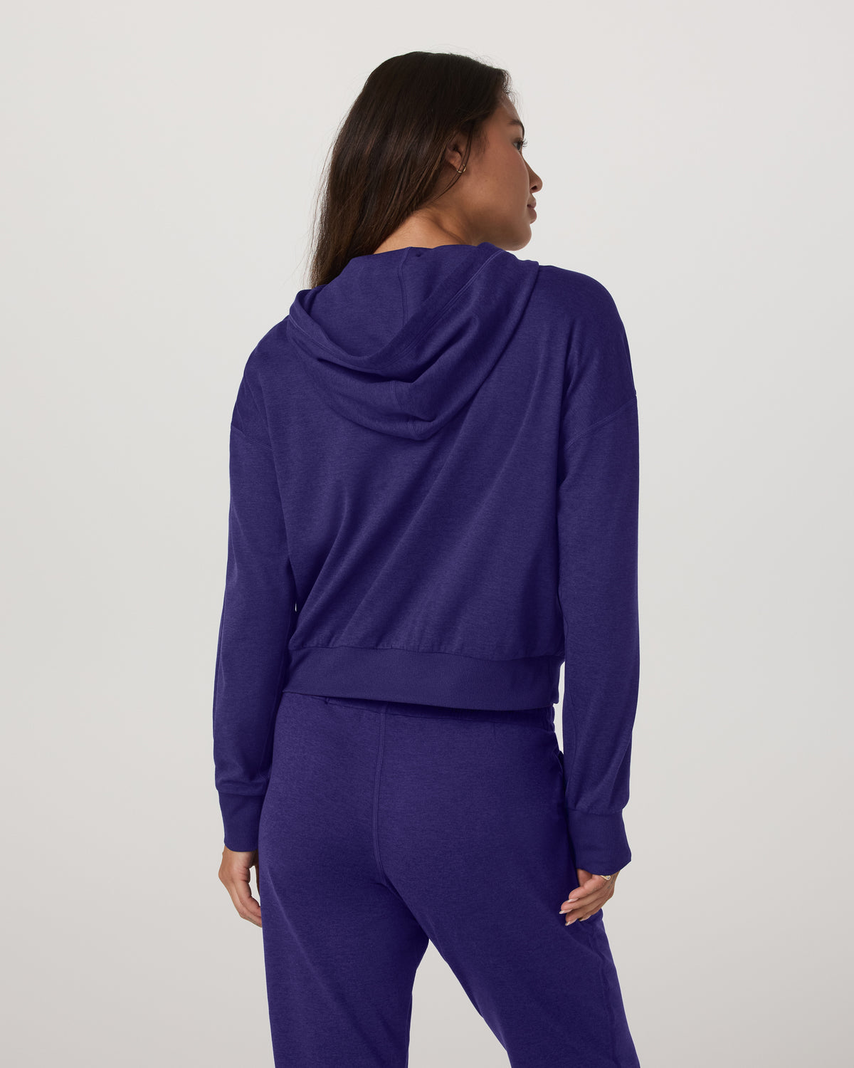 Halo Full Zip Hoodie Women's Stellar Sky Heather Hoodie - Vuori Clothing
