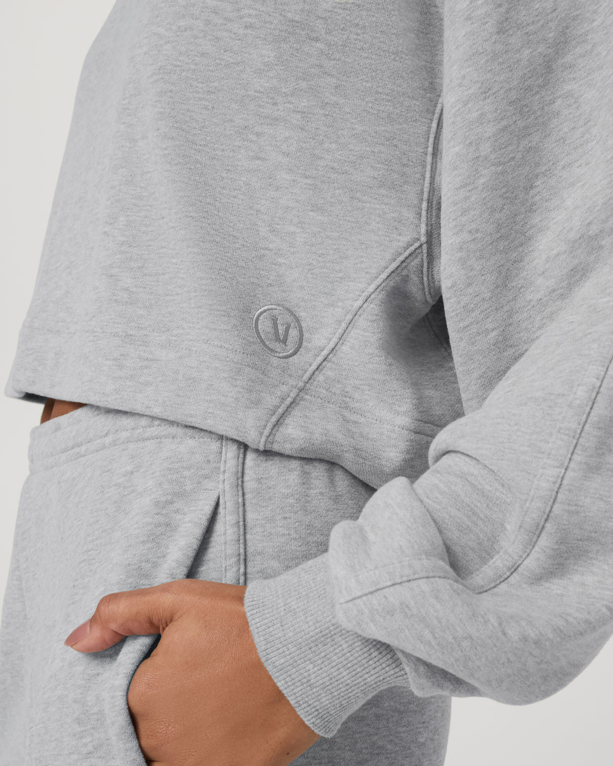Sedona Pullover Hoodie Light Heather Grey Hoodie - Vuori Clothing