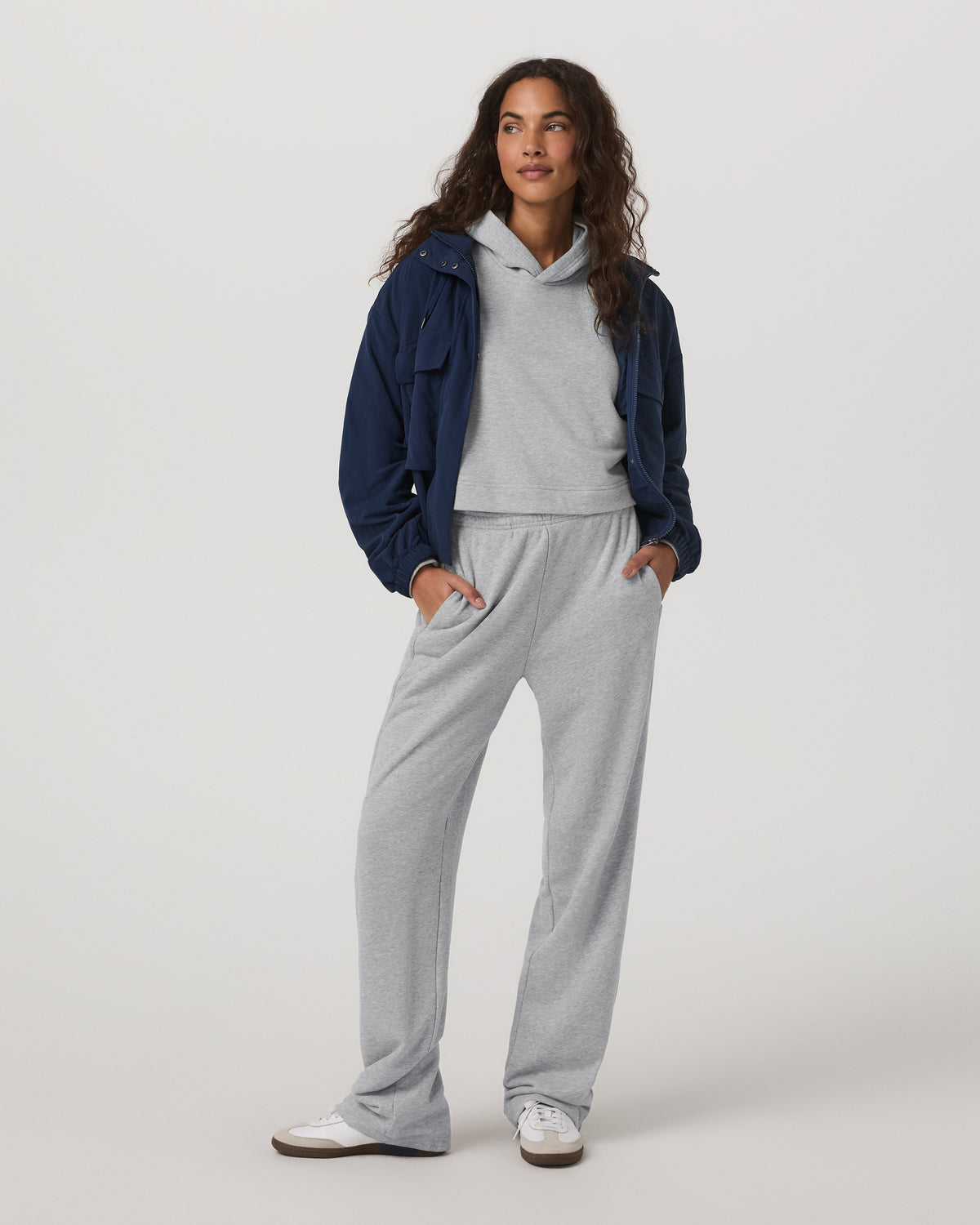 Sedona Pullover Hoodie Light Heather Grey Hoodie - Vuori Clothing