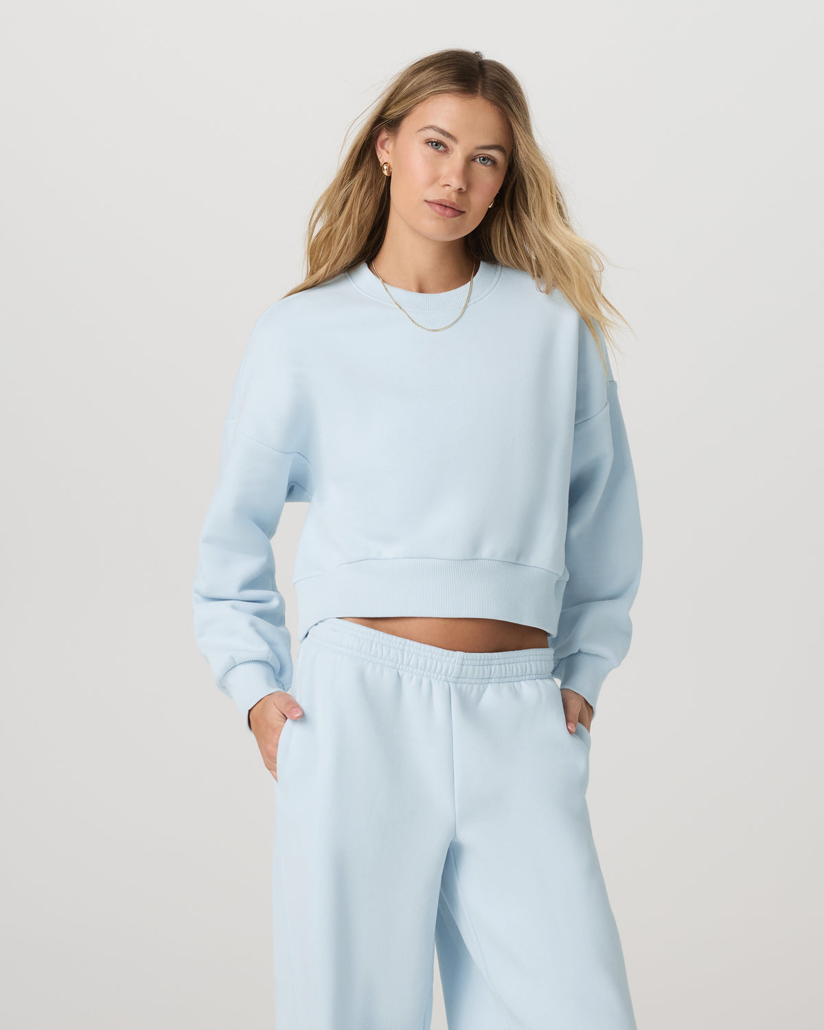 Restore Mini Crew Soft Sky - Vuori Clothing