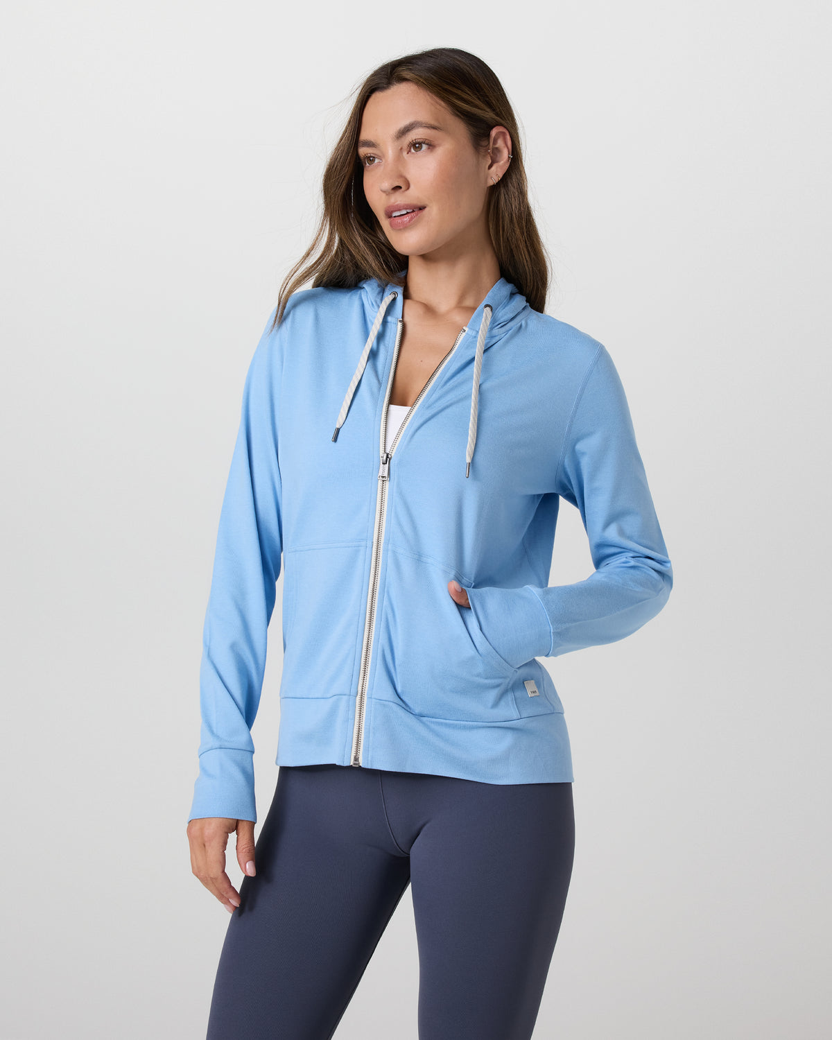 Halo Performance Hoodie 2.0 Spring Heather - Vuori Clothing