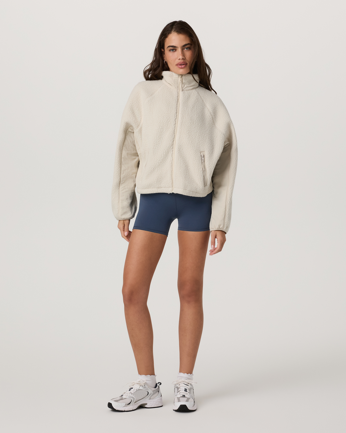 Alpine Jacket Women's Cozy Fleece Jacket in Bone - Vuori Clothing