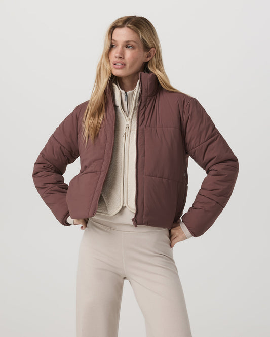 Canyon Insulated Venture Jacket Women's Sable Full-Zip - Vuori Clothing