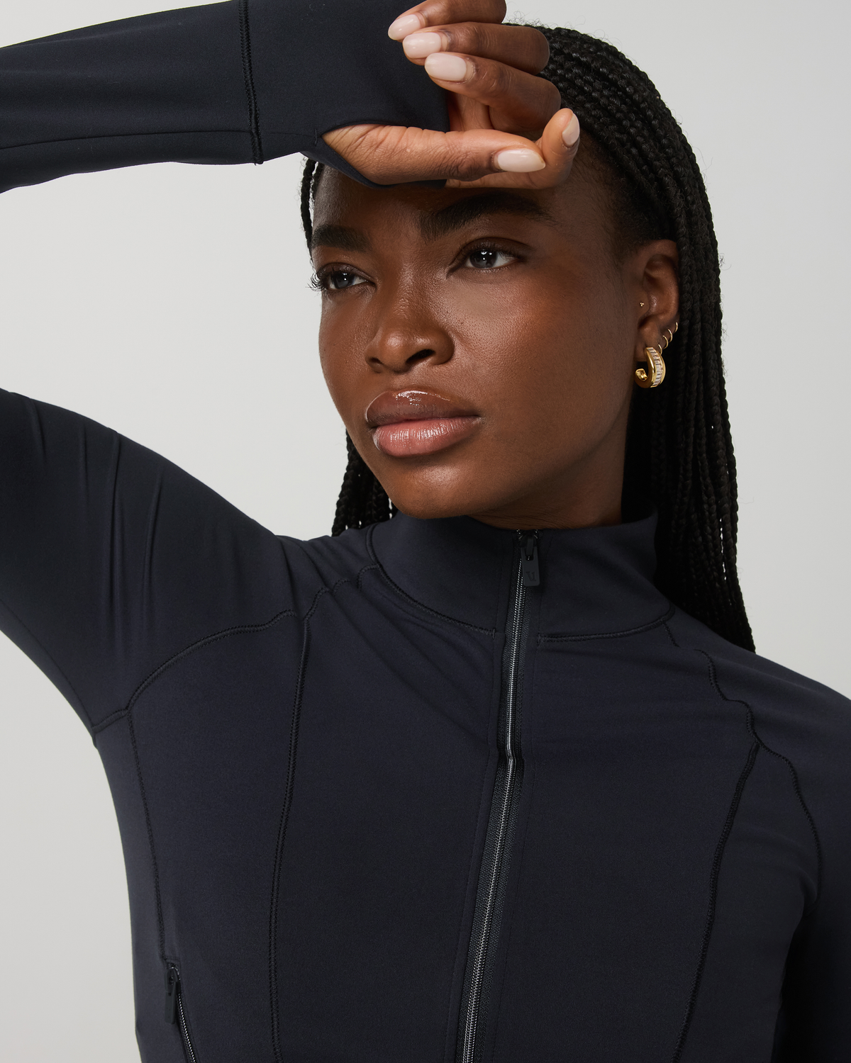 Vuori AllTheForm™ Fitness Jacket Women's Black Workout Jacket - Vuori Clothing
