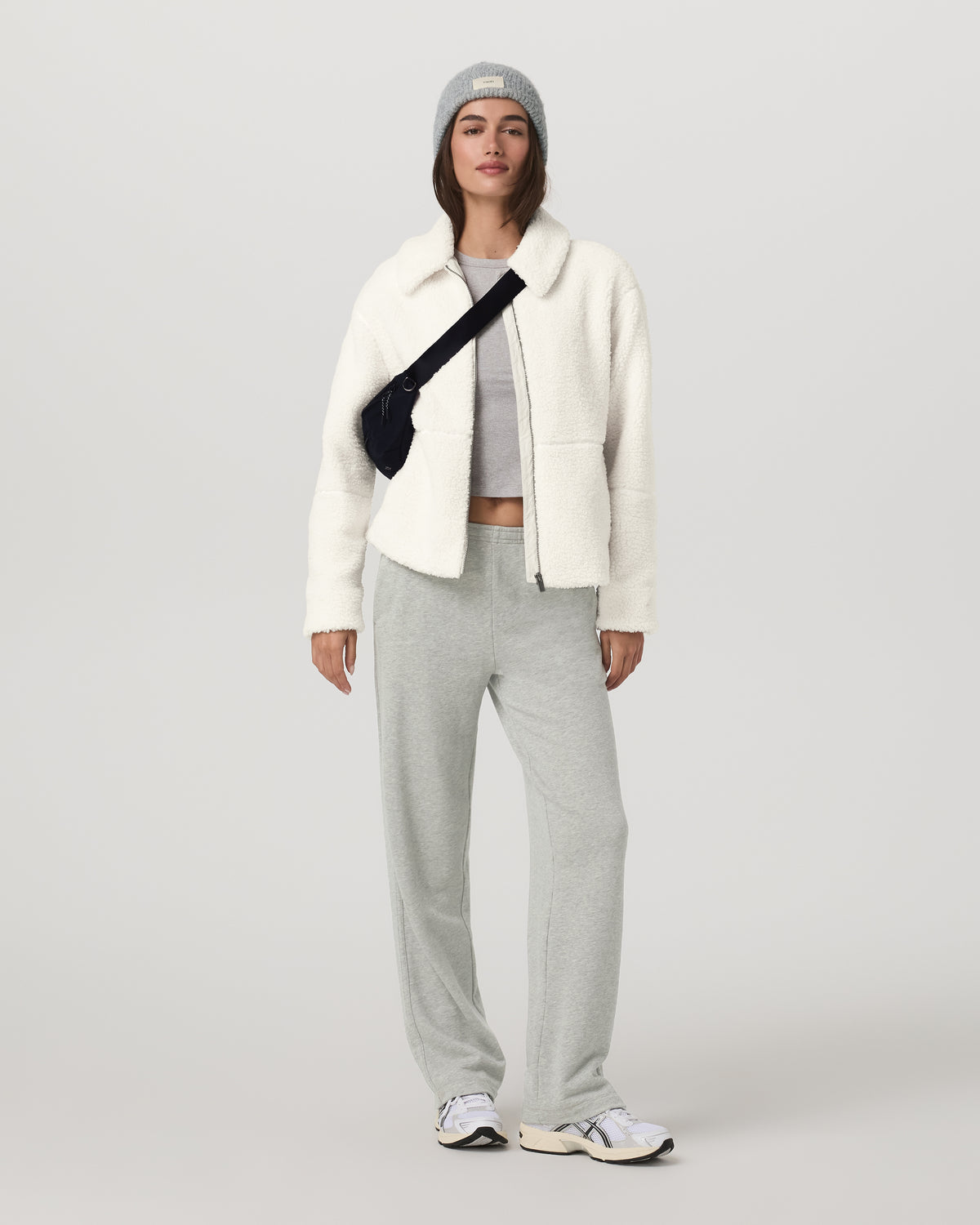 Lou Full Zip Jacket Women's Marshmallow Fleece Jacket - Vuori Clothing