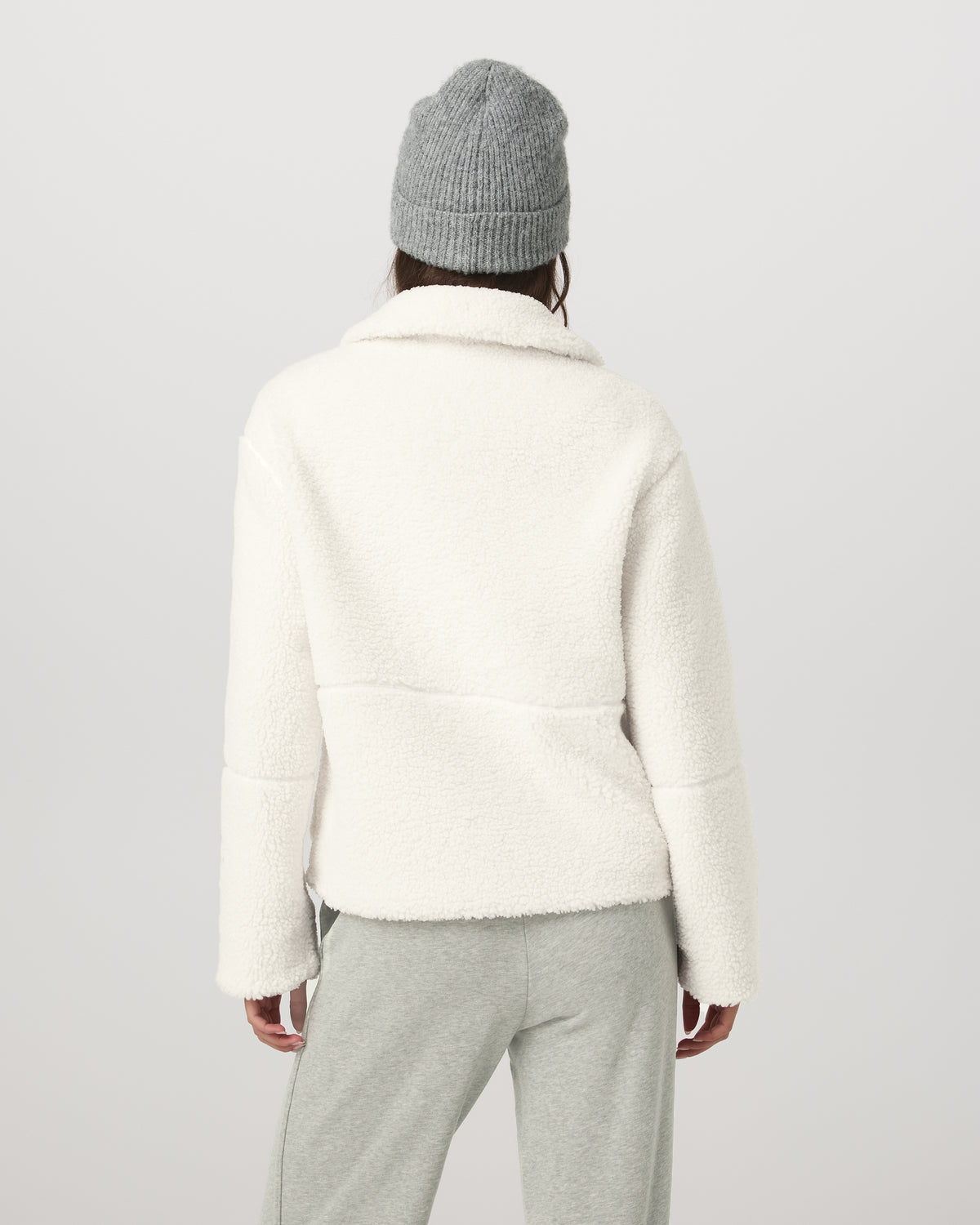 Lou Full Zip Jacket Women's Marshmallow Fleece Jacket - Vuori Clothing