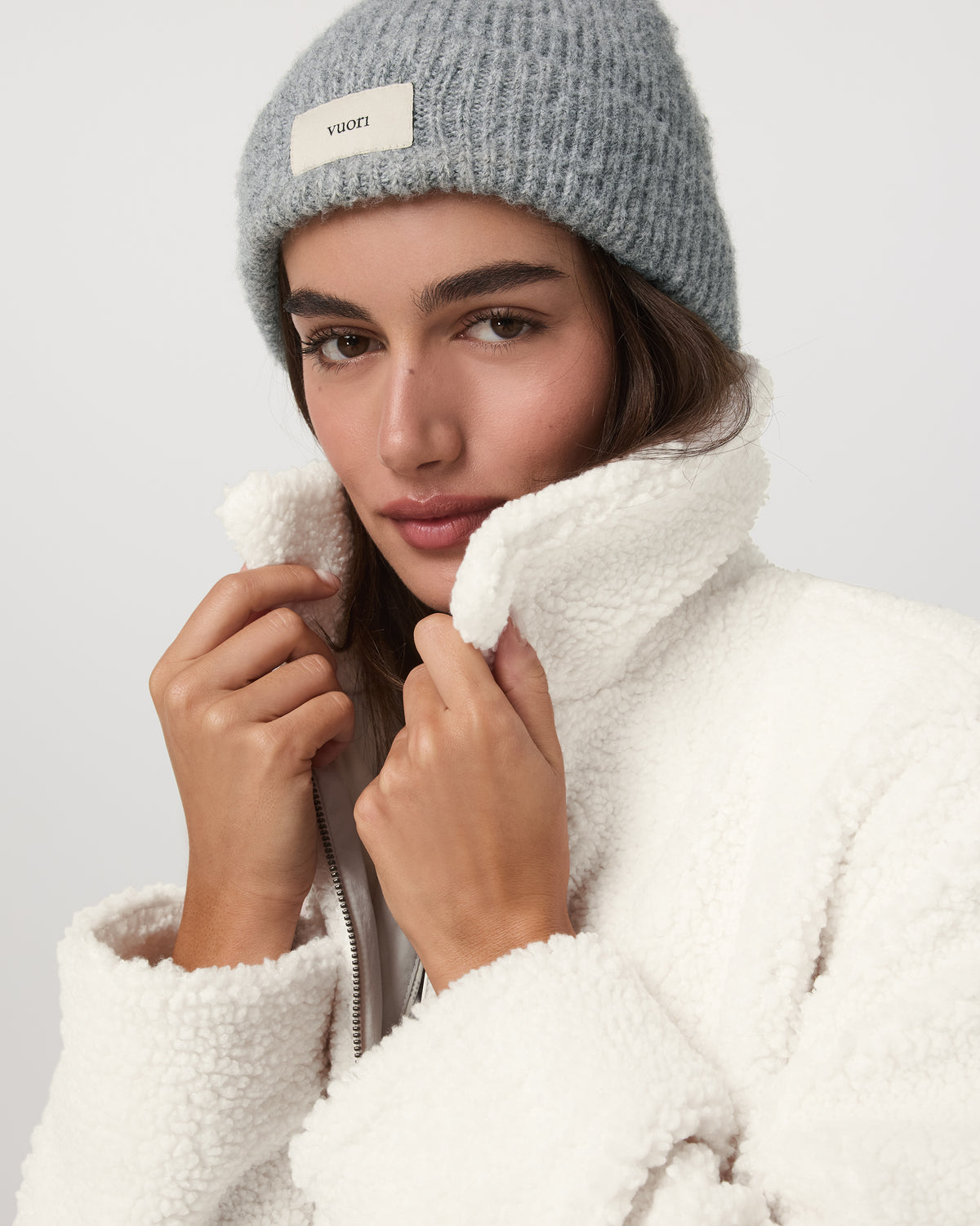 Lou Full Zip Jacket Women's Marshmallow Fleece Jacket - Vuori Clothing