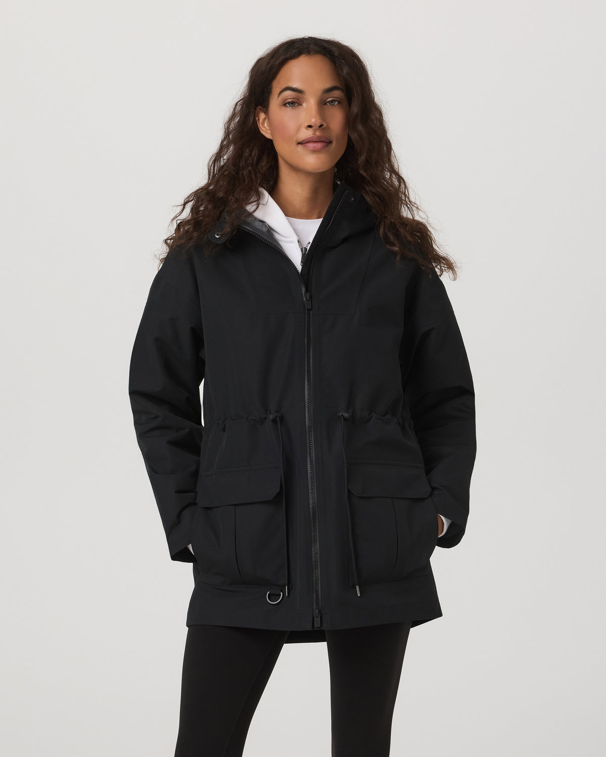 Pfeiffer Rain Jacket Black - Vuori Clothing