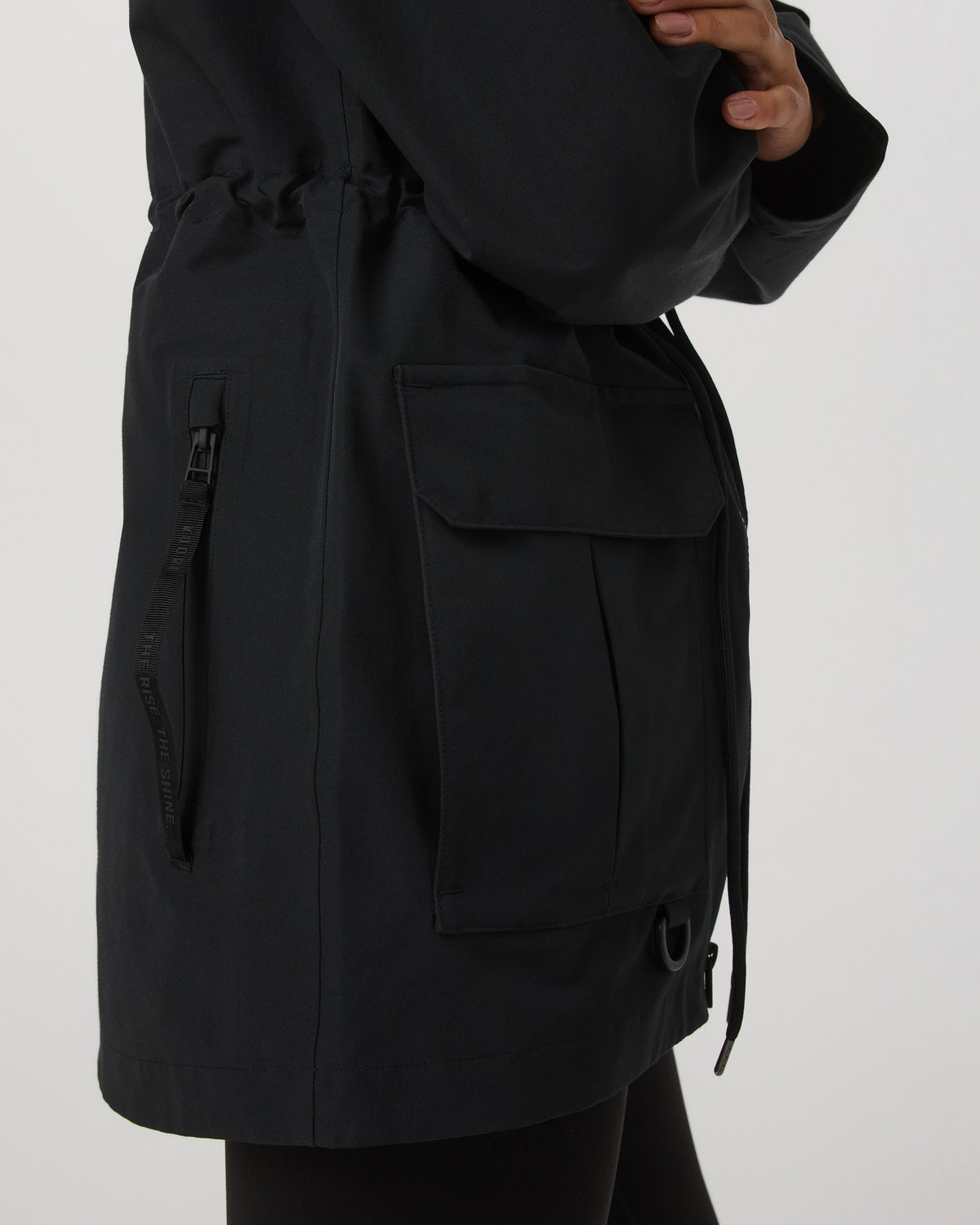 Pfeiffer Rain Jacket Black - Vuori Clothing