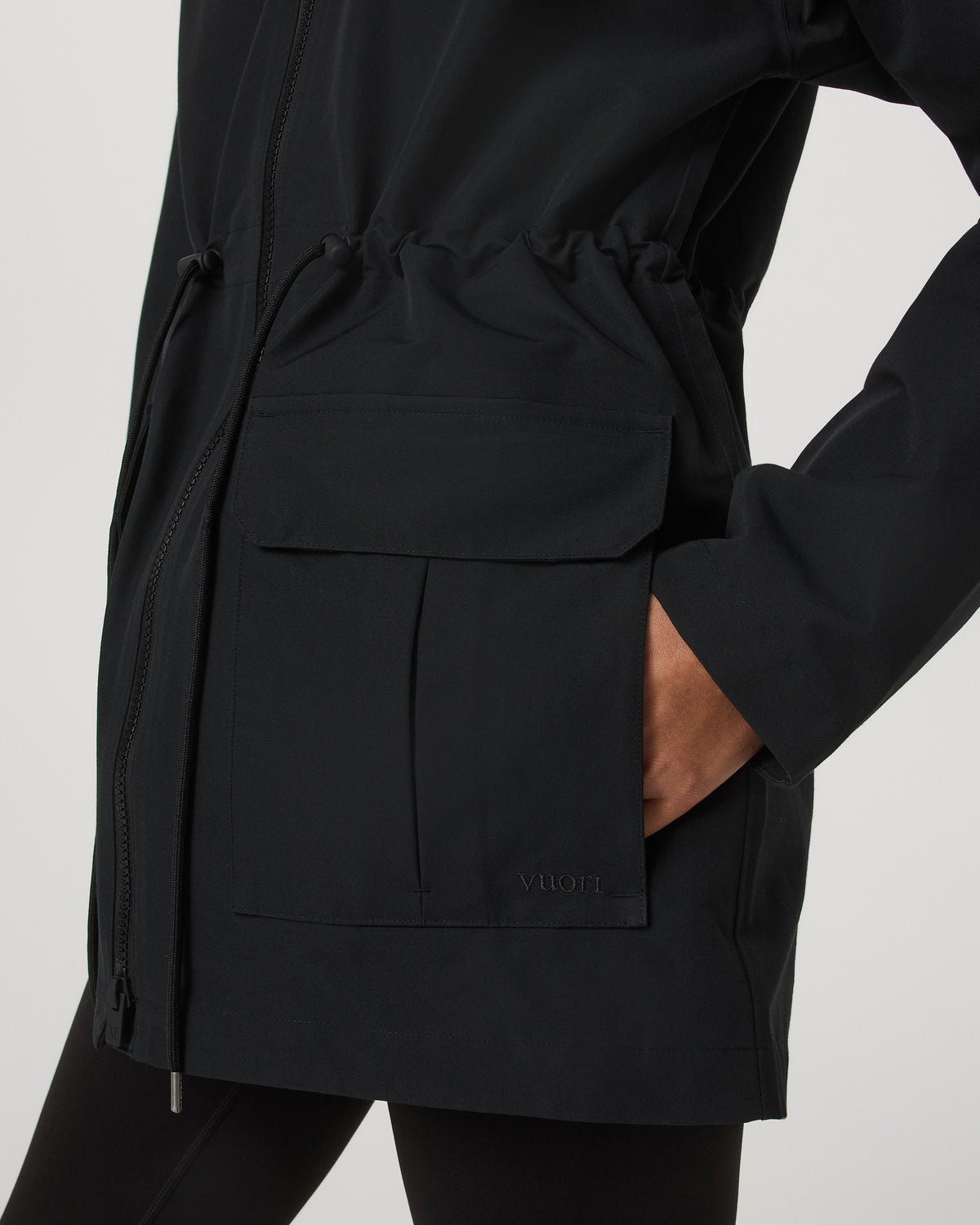 Pfeiffer Rain Jacket Black - Vuori Clothing