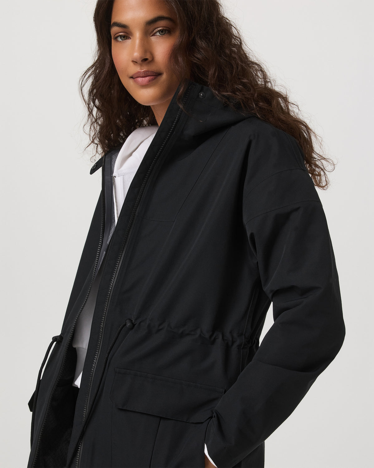 Pfeiffer Rain Jacket Black - Vuori Clothing
