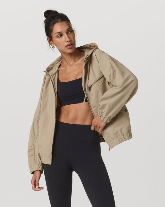 Ventana Jacket Women's Khaki Lifestyle Jacket - Vuori Clothing