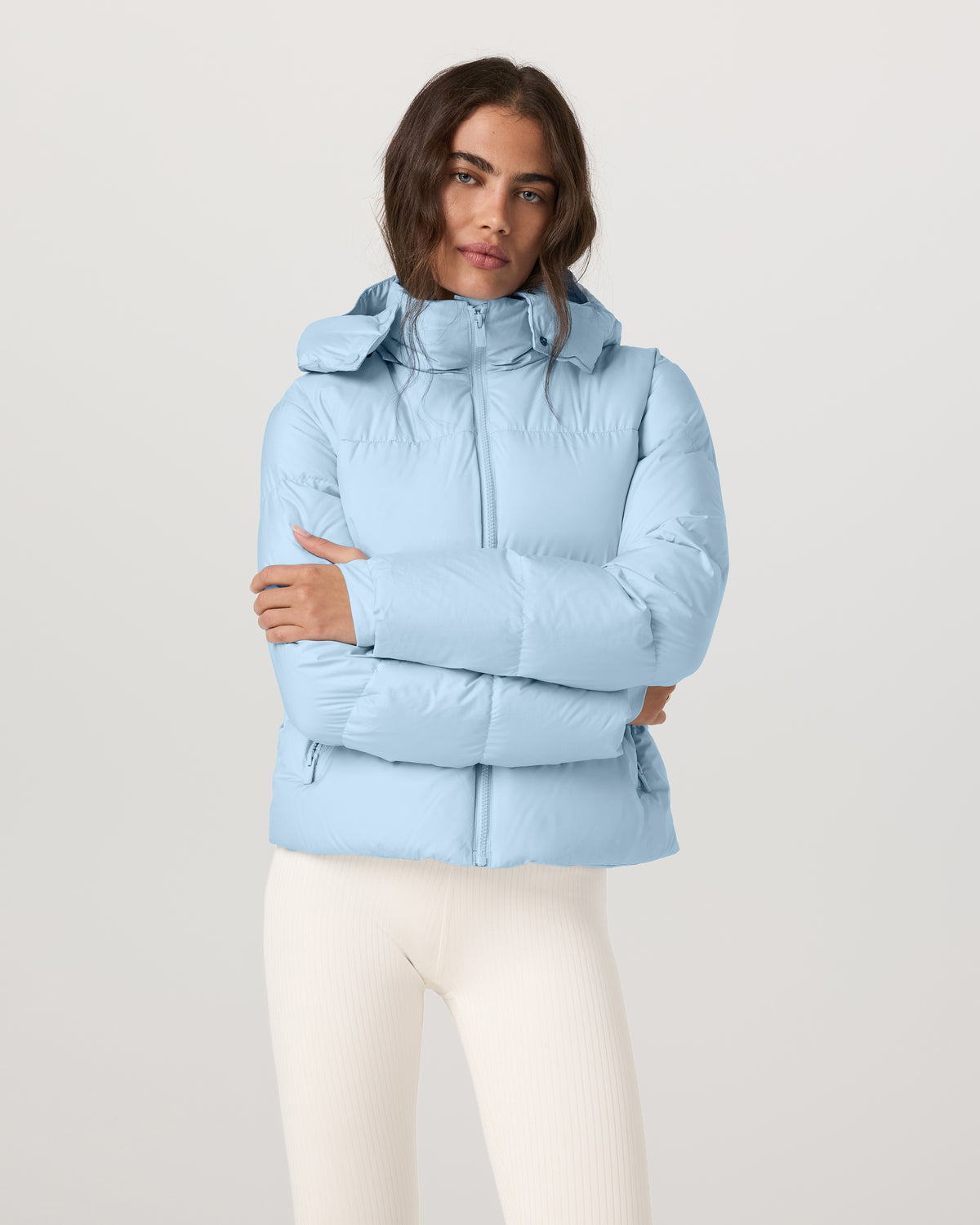 Alta Down Jacket Women's Crystal Blue Puffer Jacket - Vuori Clothing