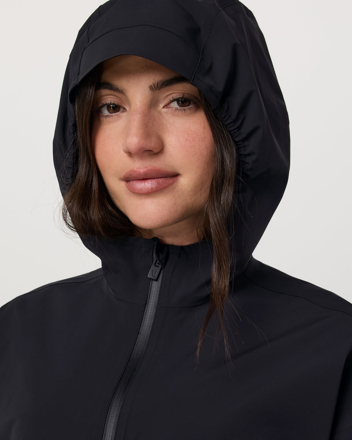 Nomadic Packable Rain Shell Women's Black Jacket - Vuori Clothing
