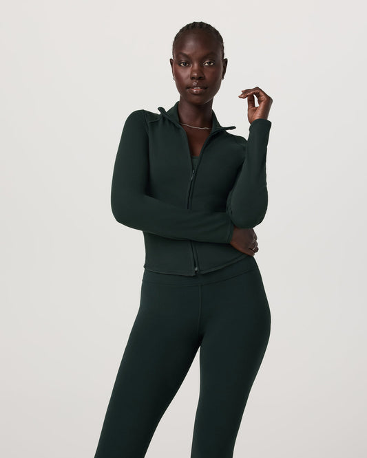 Vuori AllTheFeels™ Full Zip Women's Evergreen Jacket - Vuori Clothing