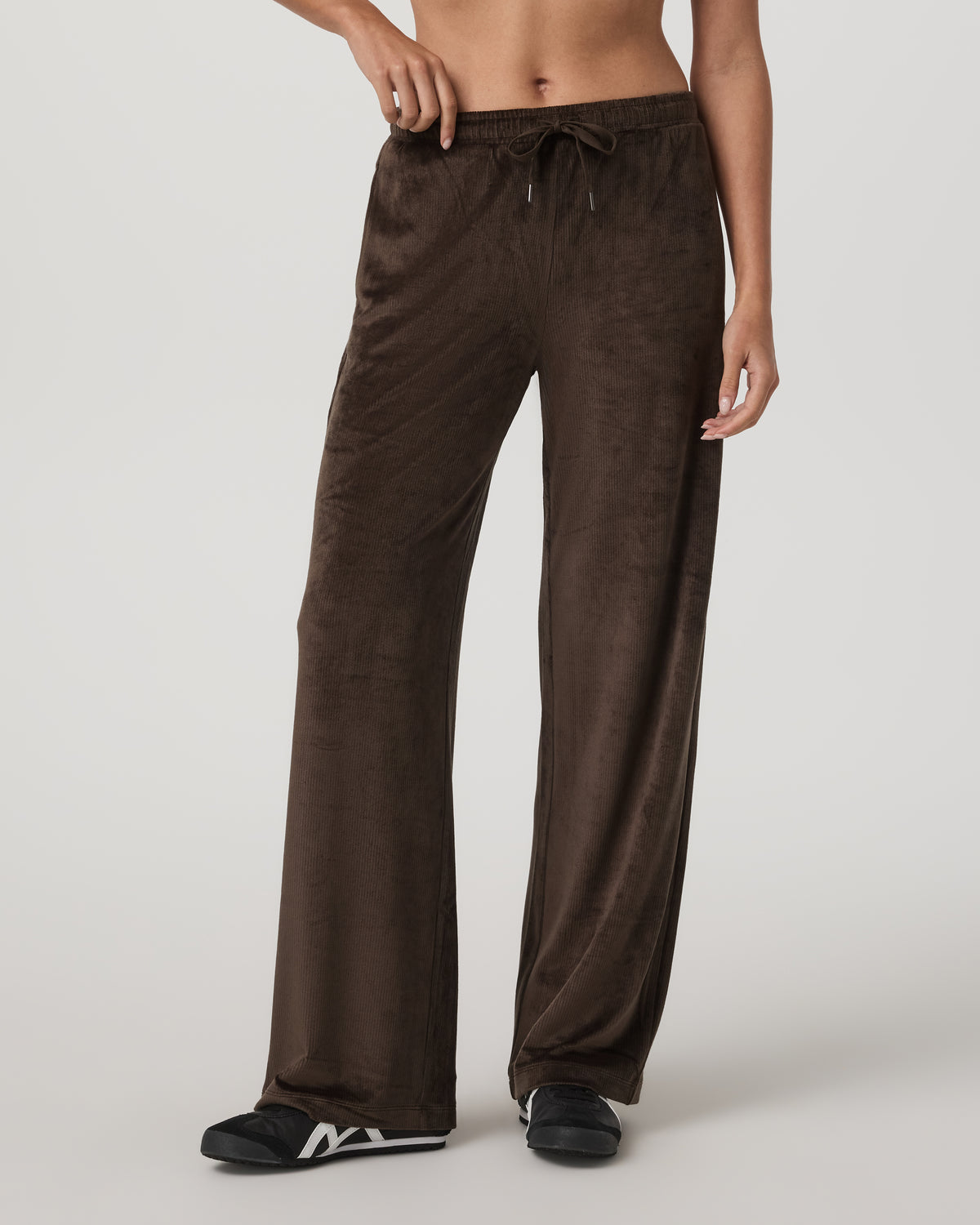 Haven Straight Leg Women's Dark Java Pull-On Pants - Vuori Clothing