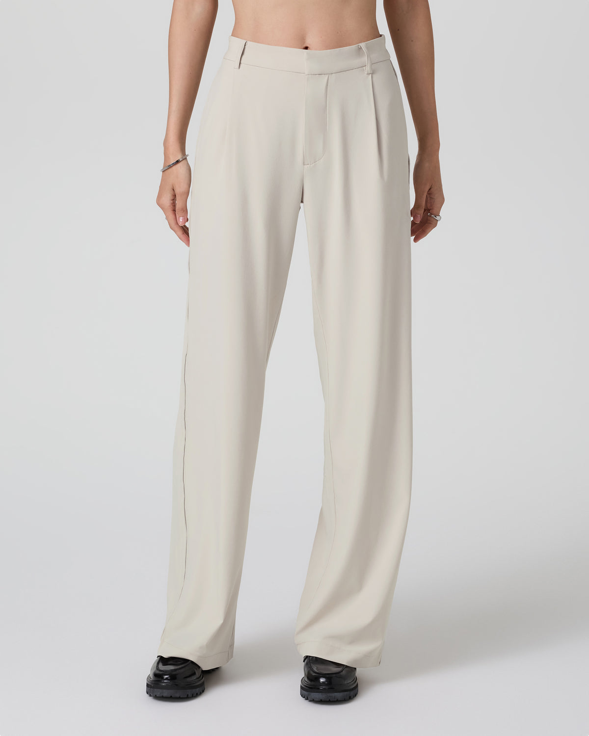 Villa Trouser-Long Mushroom Tailored Pants - Vuori Clothing