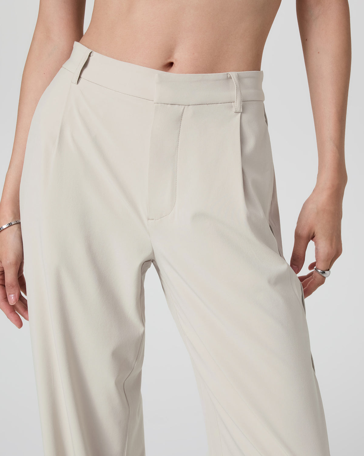 Villa Trouser-Long Mushroom Tailored Pants - Vuori Clothing