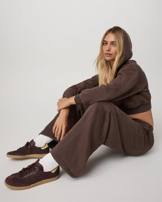 Restore Ultra Wideleg Sweatpant Women's Java Pants - Vuori Clothing