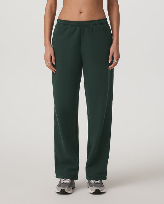Women's Restore Straight Leg Sweatpant - Long Evergreen - Vuori Clothing