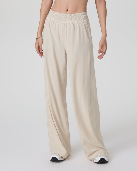 Villa Wideleg Pant - Long Women's Tall Milkweed Pants - Vuori Clothing
