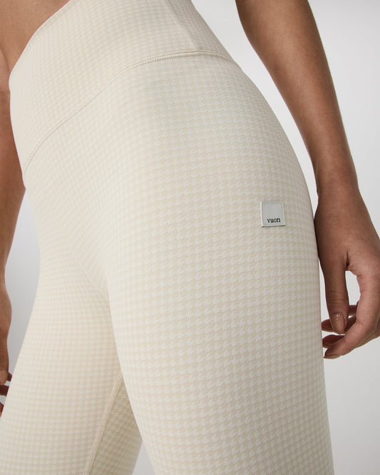 Micro Houndstooth Legging Natural Micro Houndstooth - Vuori Clothing