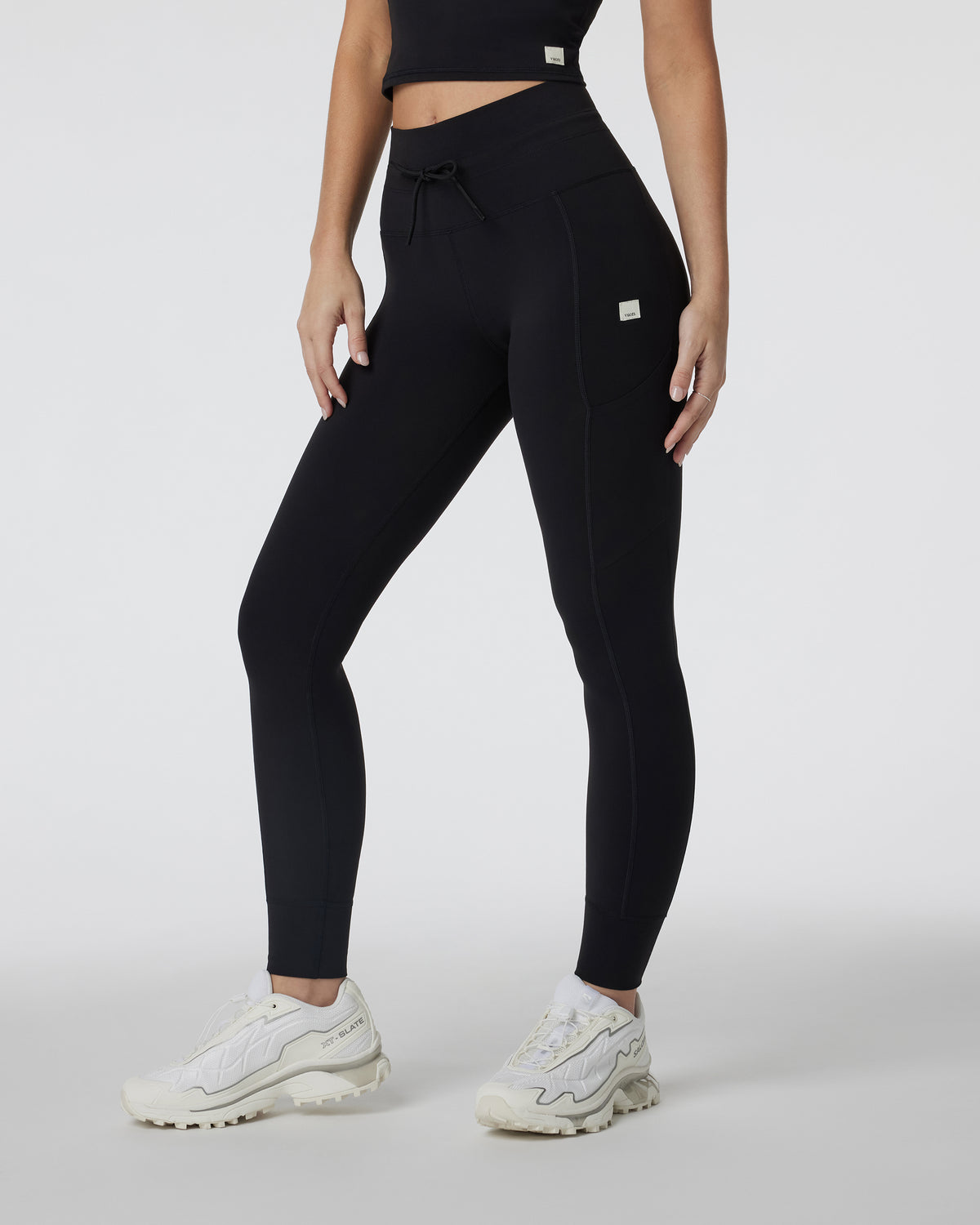 Daily Pocket Legging Black High Rise Leggings - Vuori Clothing