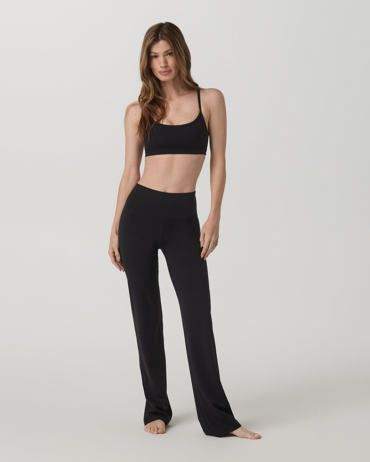 Vuori AllTheFeels™ Straight Leg - Short Women's Black Leggings - Vuori Clothing